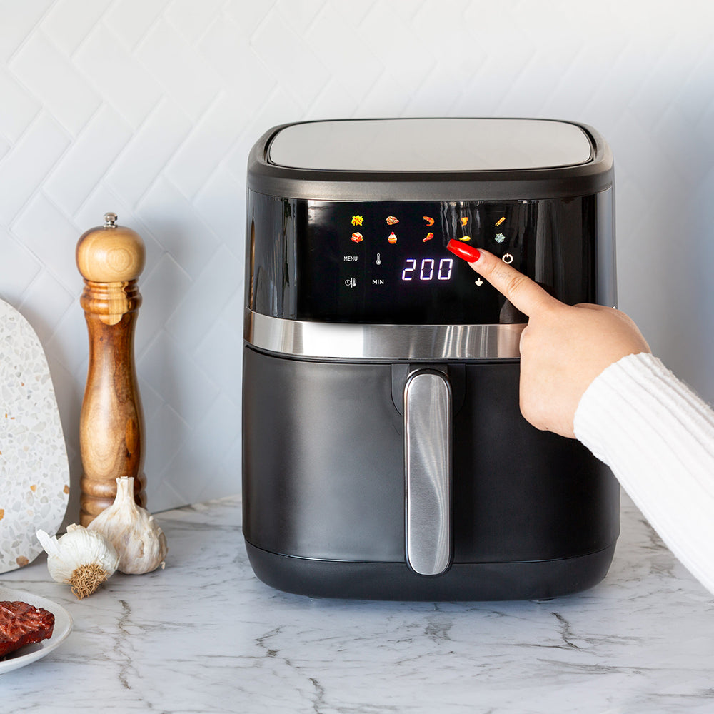 Healthy Choice Digital Air Fryer With Dual Heating Elements 7.5L