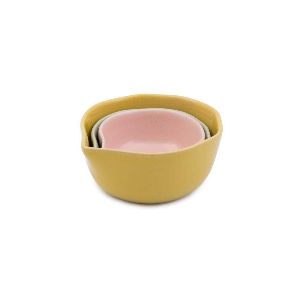 Jamie Oliver Big Love Set of 3 Pinch-Me Pots at Robins Kitchen