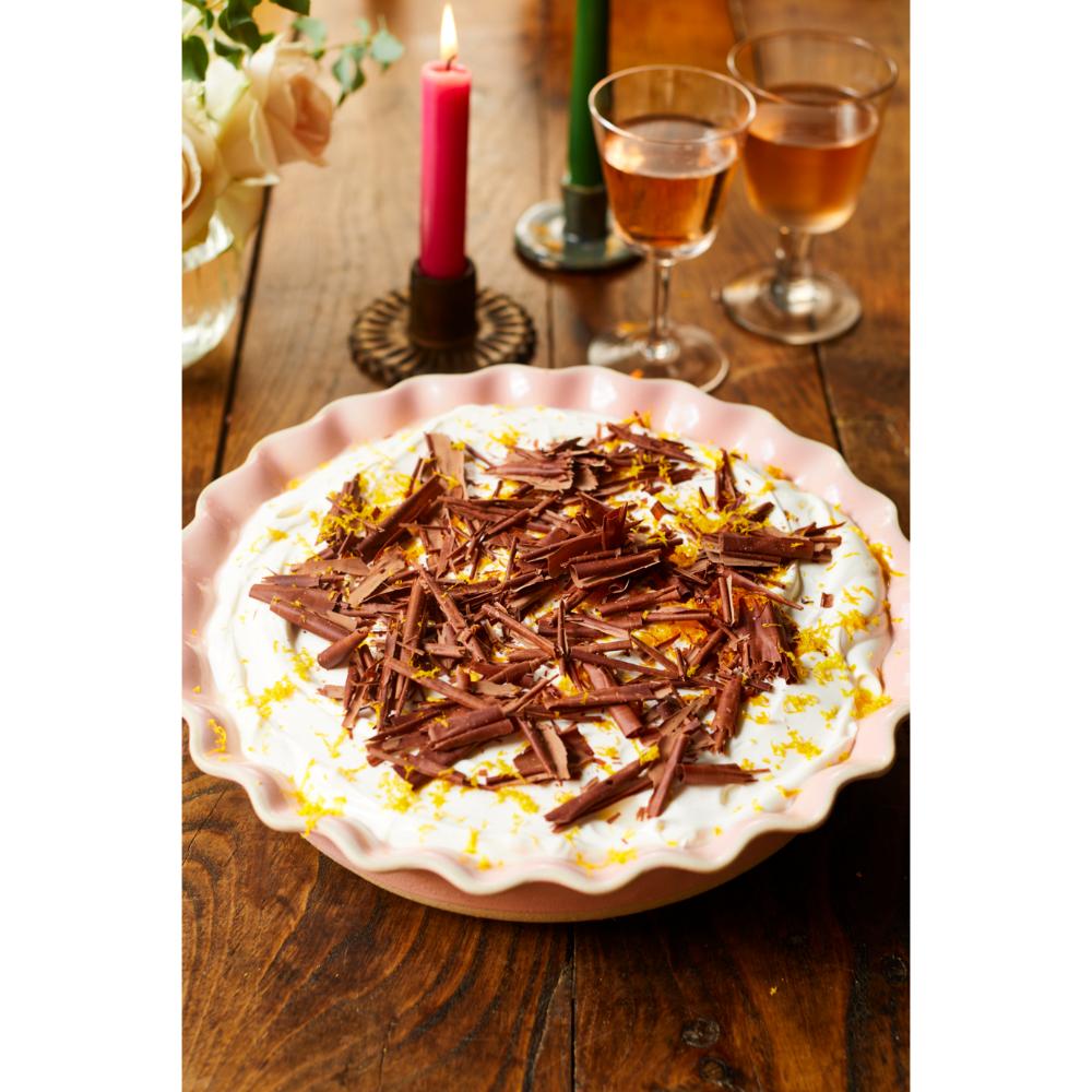 Jamie Oliver Big Love Proper Pie Dish 28cm Pink at Robins Kitchen