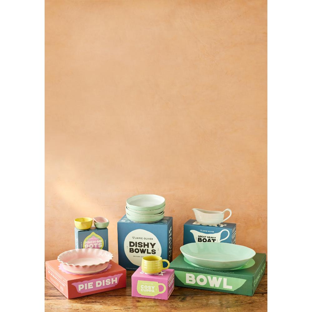 Jamie Oliver Big Love Proper Pie Dish 28cm Pink at Robins Kitchen