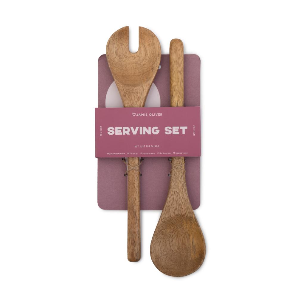 Jamie Oliver Big Love Wooden Serving Spoons Set at Robins Kitchen
