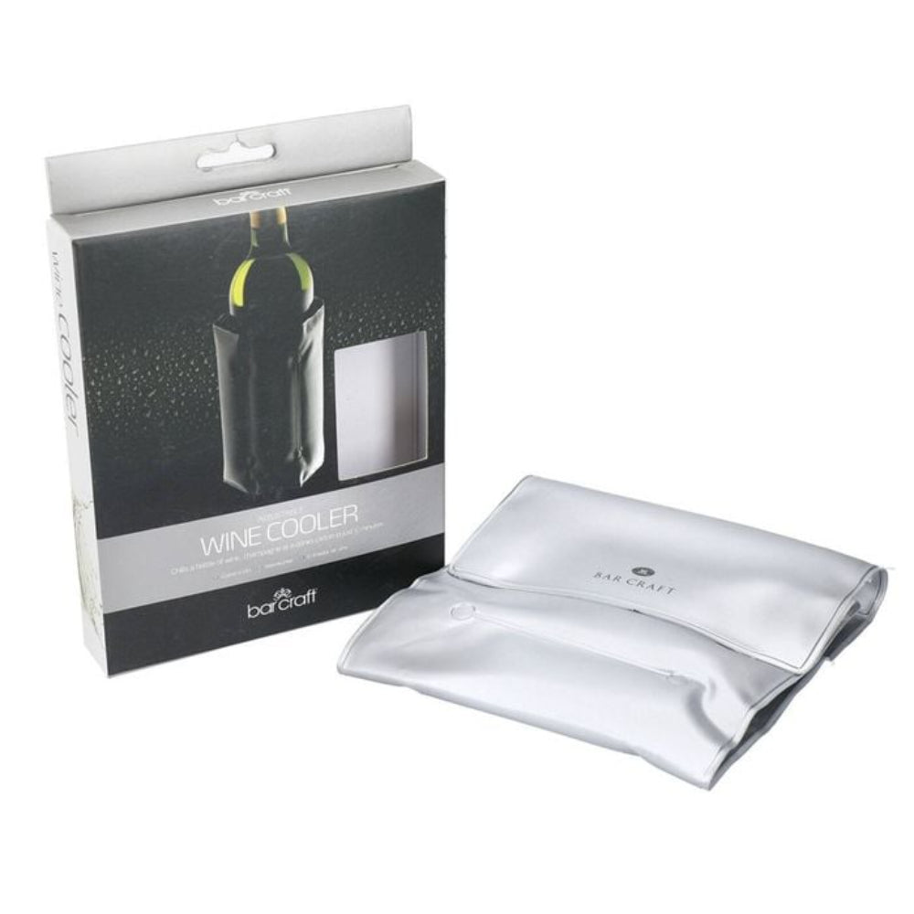 Barcraft Wrap Around Silver Wine Cooler