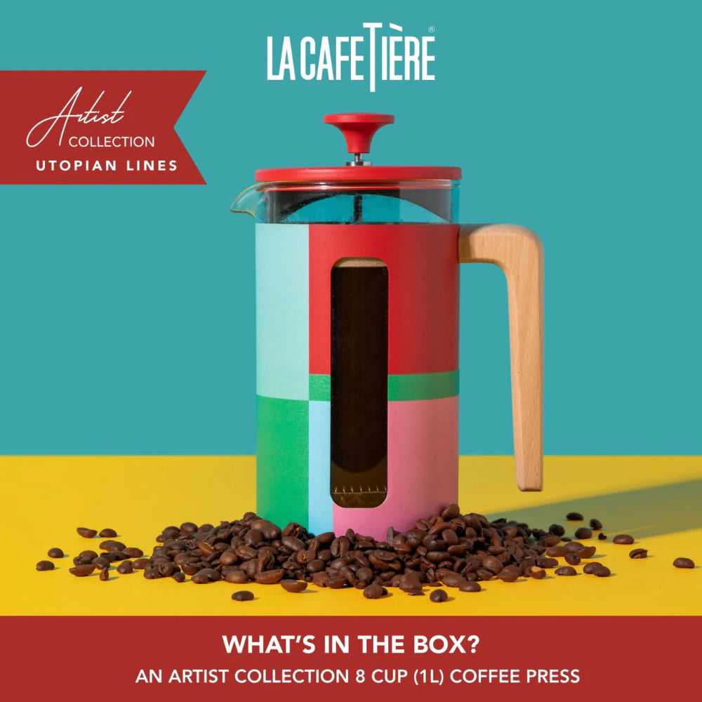 La Cafetiere Pisa Stainless Steel Cafetiere Utopian Lines