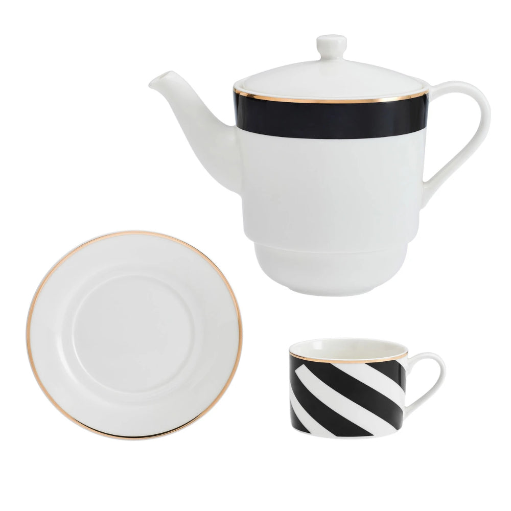 Mikasa Luxe Deco Fine China Tea for One