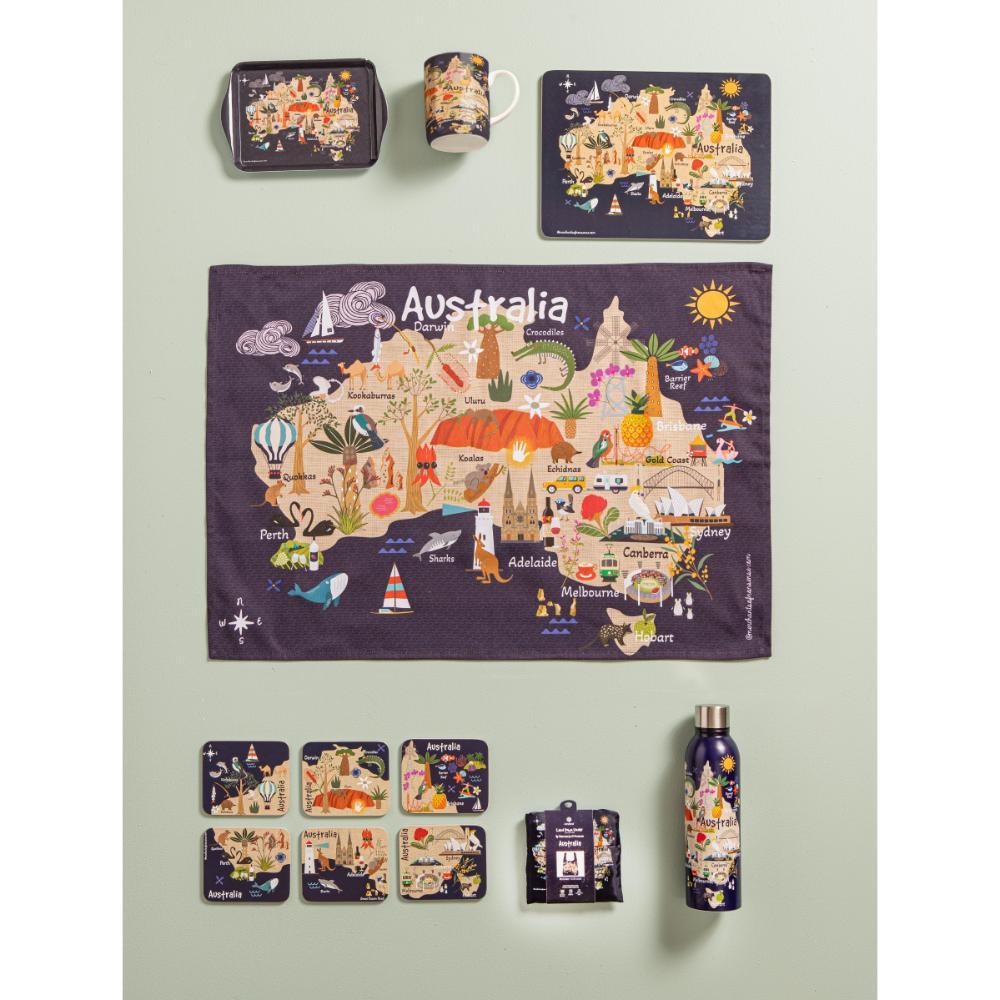 Ashdene Land Down Under Set of 6 Placemats
