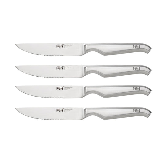 Furi 4 Piece Serrated Steak Knives Set Stainless Steel Knives at Robins Kitchen