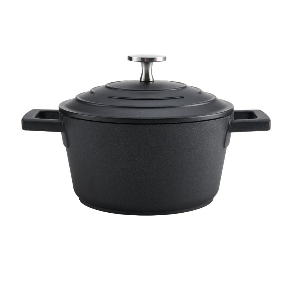 Mastercraft Casserole Dish Cast Aluminium 16cm Black