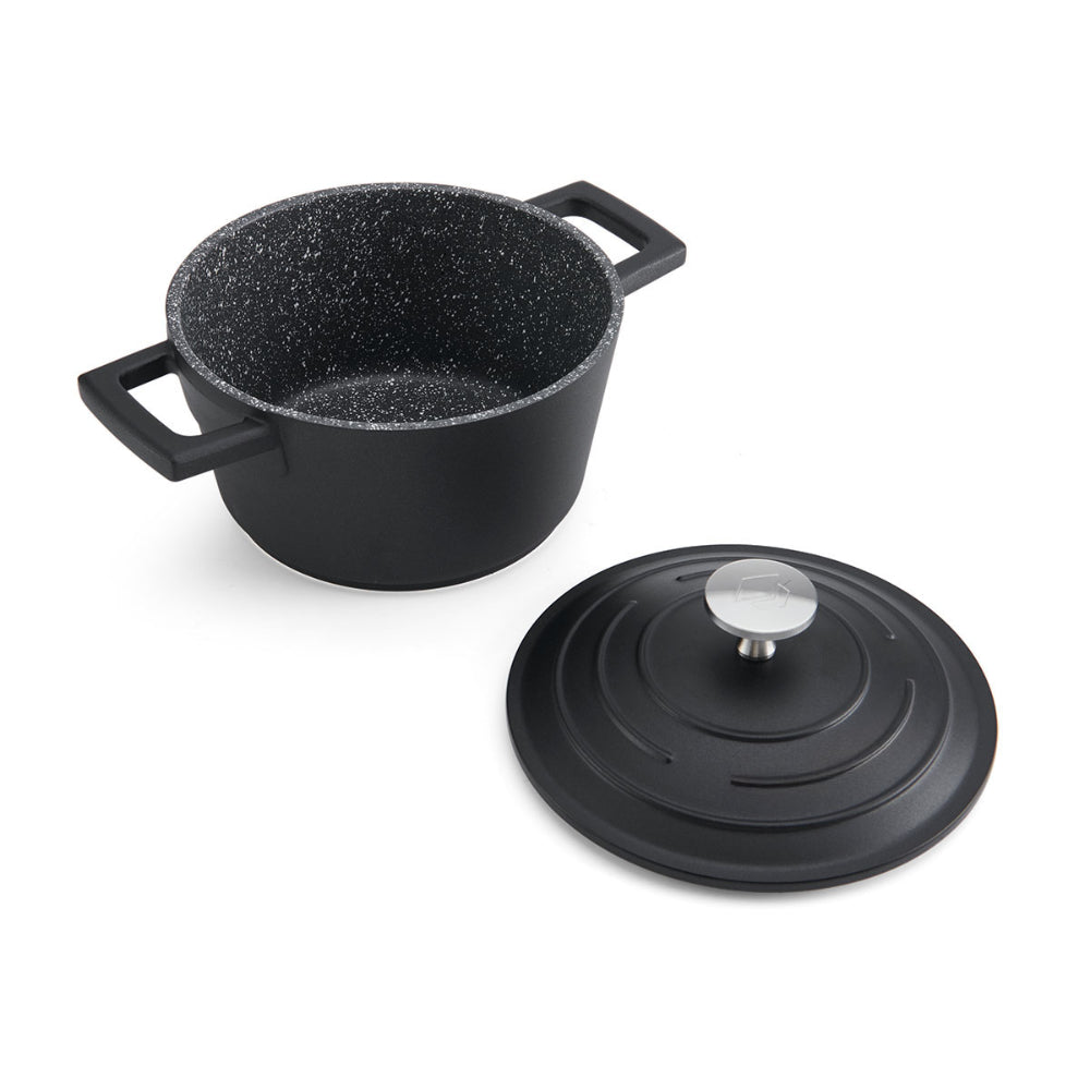 Mastercraft Casserole Dish Cast Aluminium 16cm Black