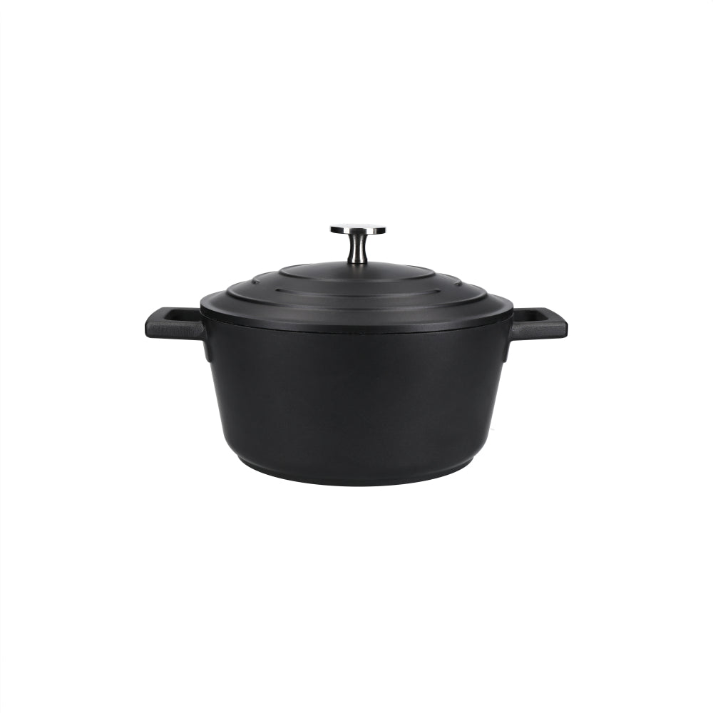 Mastercraft Casserole Dish Cast Aluminium 20cm Black