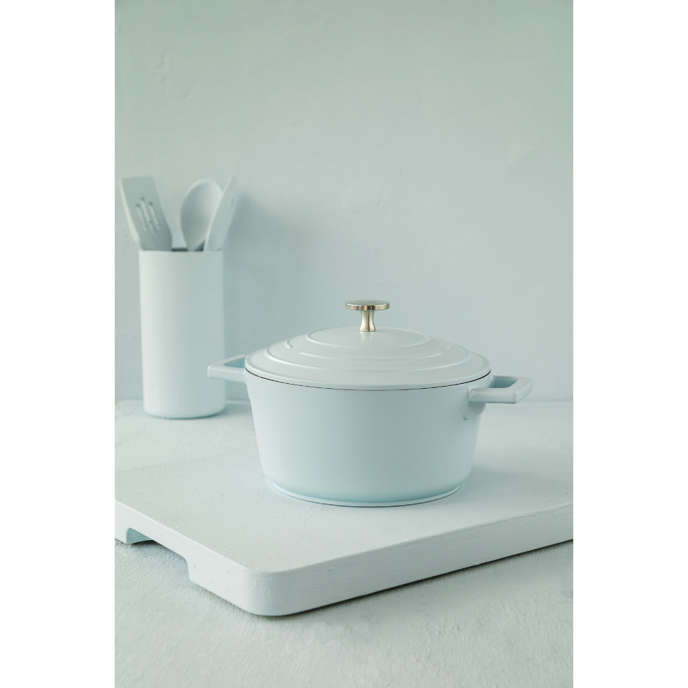 Mastercraft Casserole Dish Cast Aluminium 20cm Sky Blue