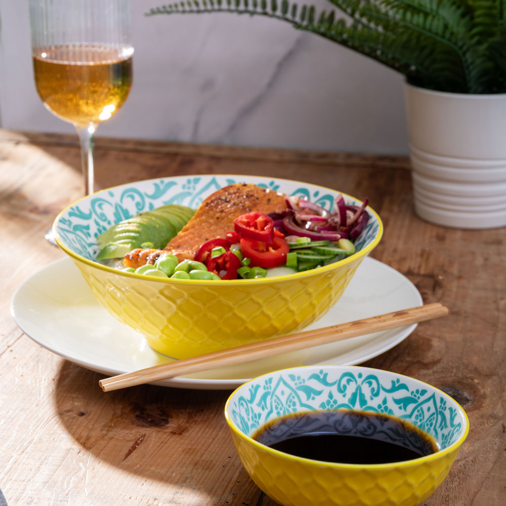 Mikasa Glazed Stoneware Ramen Bowl
