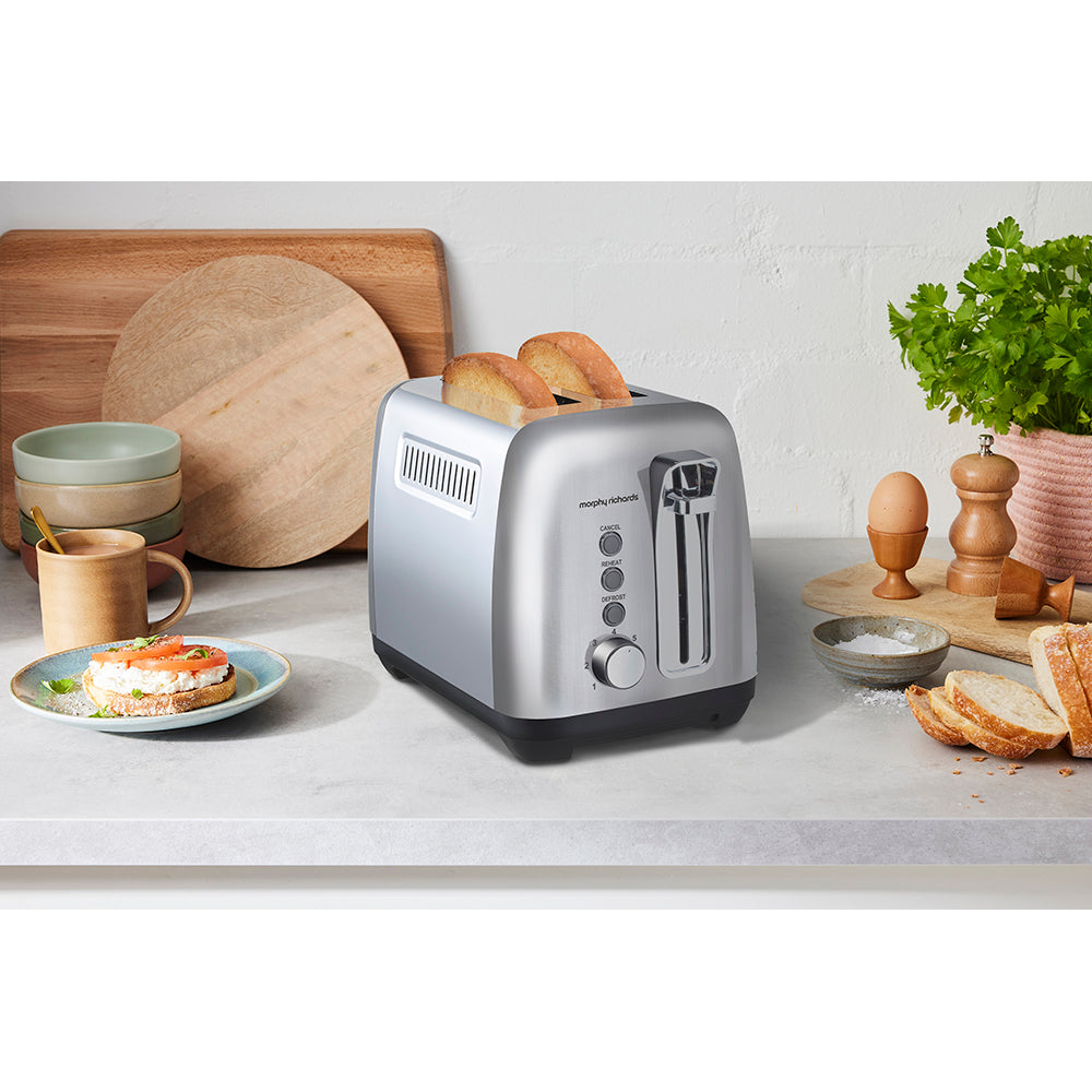 Morphy Richards Equip 2 Slice Toaster Stainless Steel