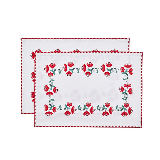 MyHouse Set of 2 Placemats Stitch Print