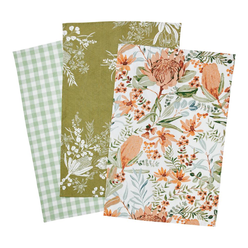 MyHouse Set of 3 Tea Towels