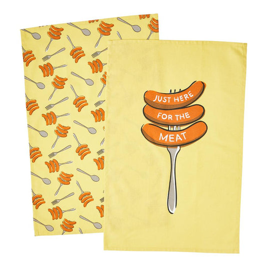 Adorn Living Set of 2 Meat Tea Towels