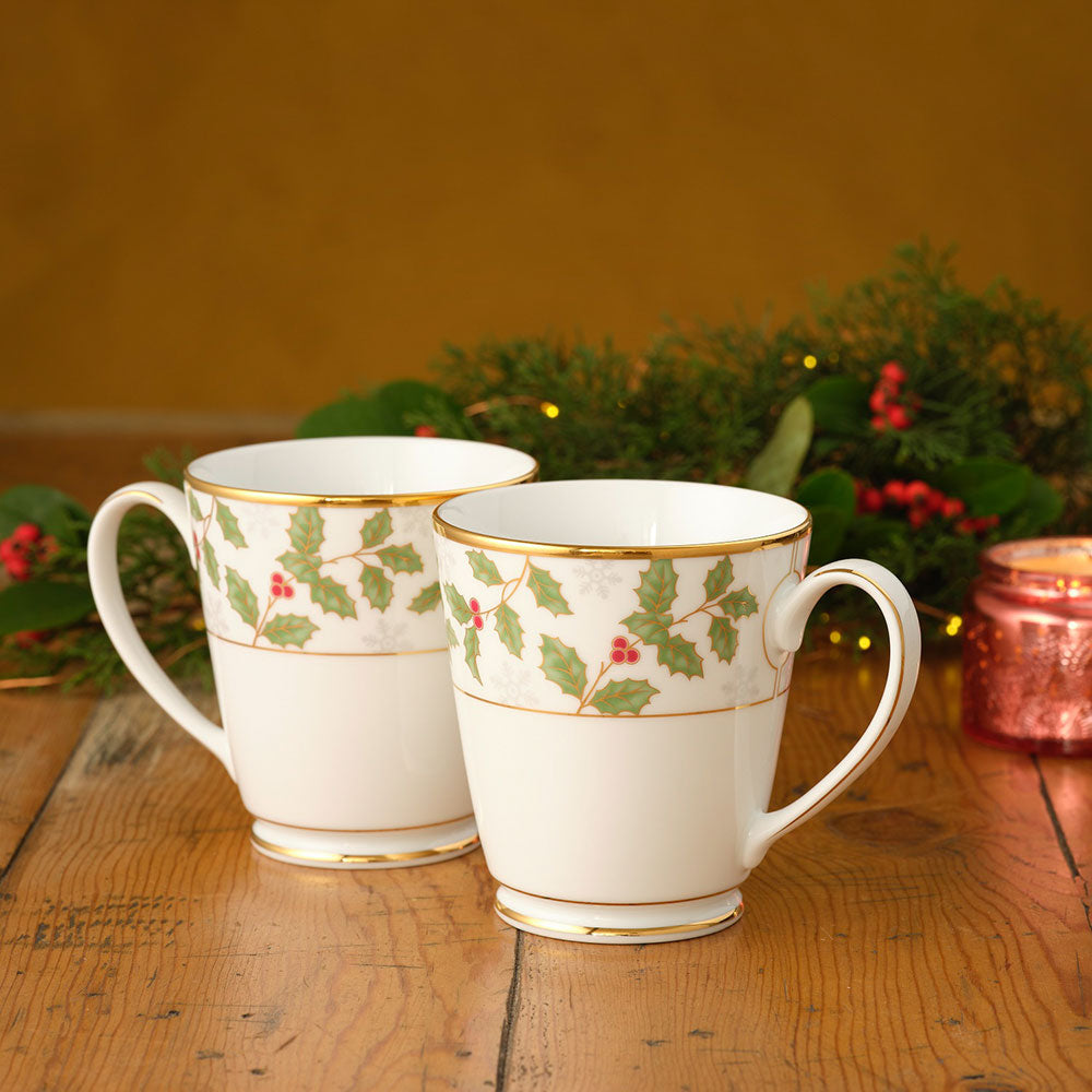 Noritake Holly and Berry Mug 340ml