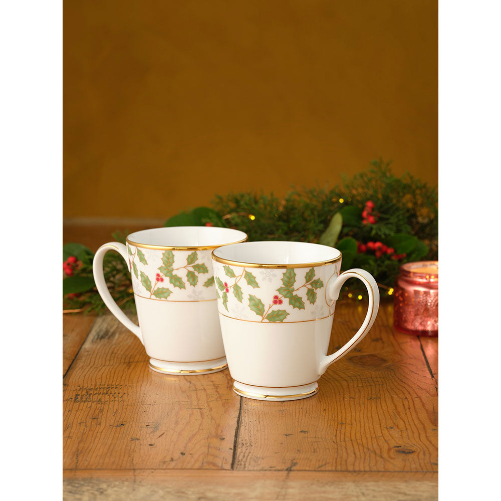 Noritake Holly and Berry Mug 340ml