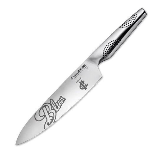 Baccarat iD3 Chefs Knife 20cm AFL Carlton Blues at Robins Kitchen