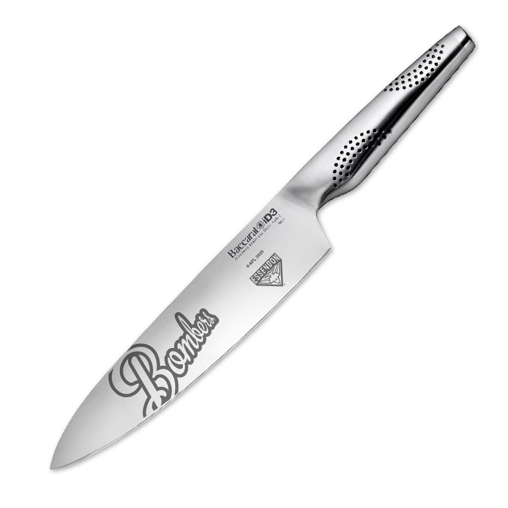 Baccarat iD3 Chefs Knife 20cm AFL Essendon Bombers at Robins Kitchen