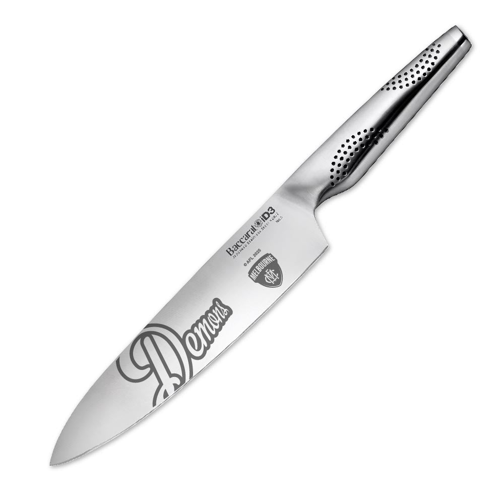 Baccarat iD3 Chefs Knife 20cm AFL Melbourne Demons at Robins Kitchen