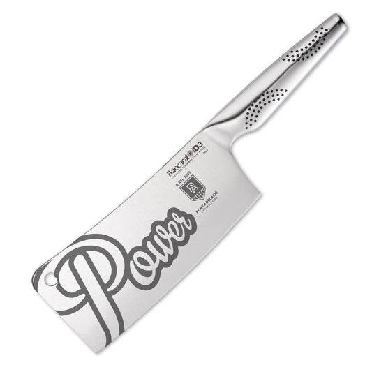 Baccarat iD3 Cleaver 17.5cm AFL Port Adelaide Power at Robins Kitchen