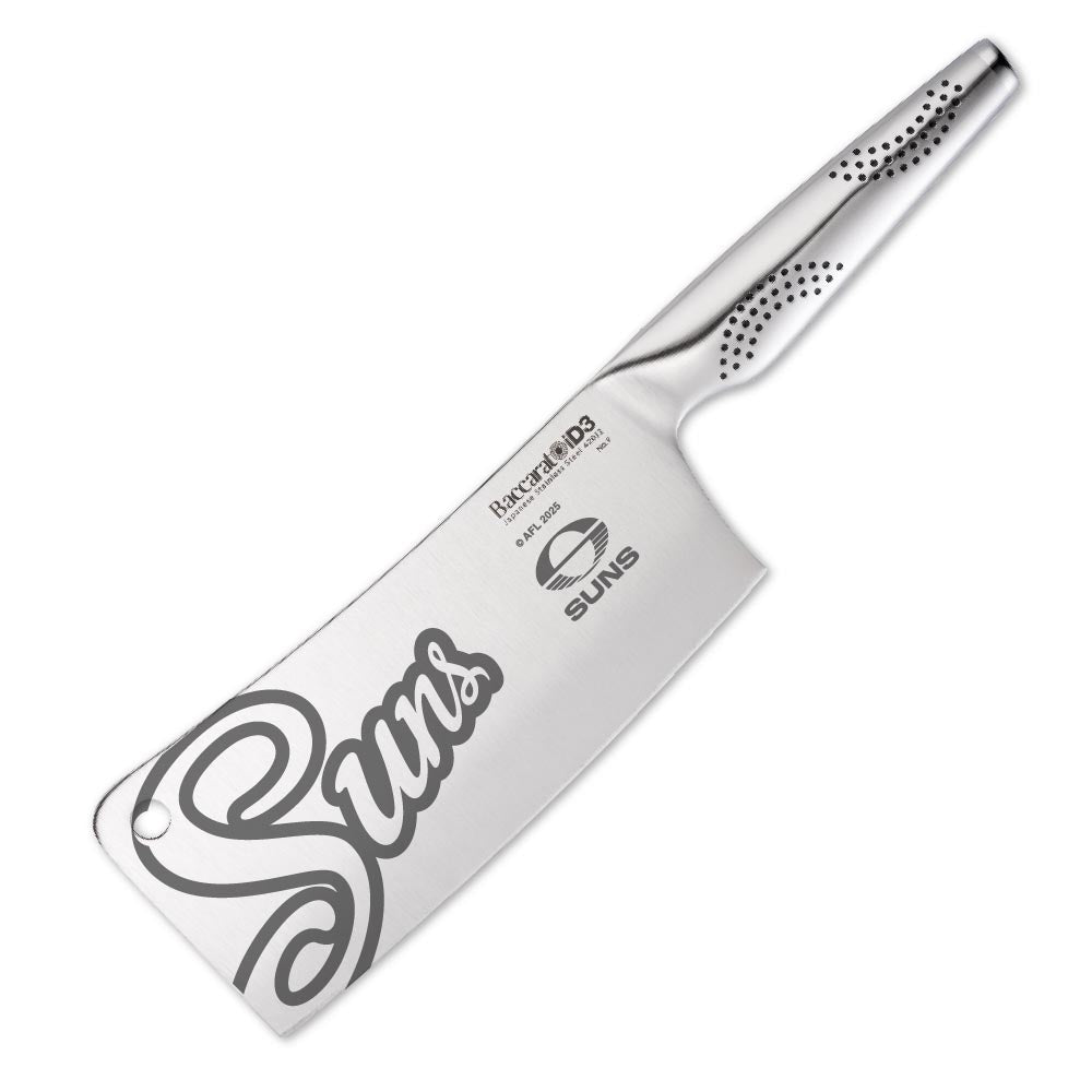Baccarat iD3 Cleaver 17.5cm AFL Gold Coast Suns at Robins Kitchen