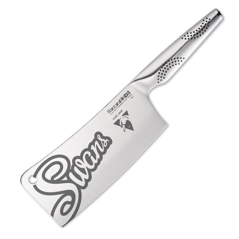 Baccarat iD3 Cleaver 17.5cm AFL Sydney Swans at Robins Kitchen