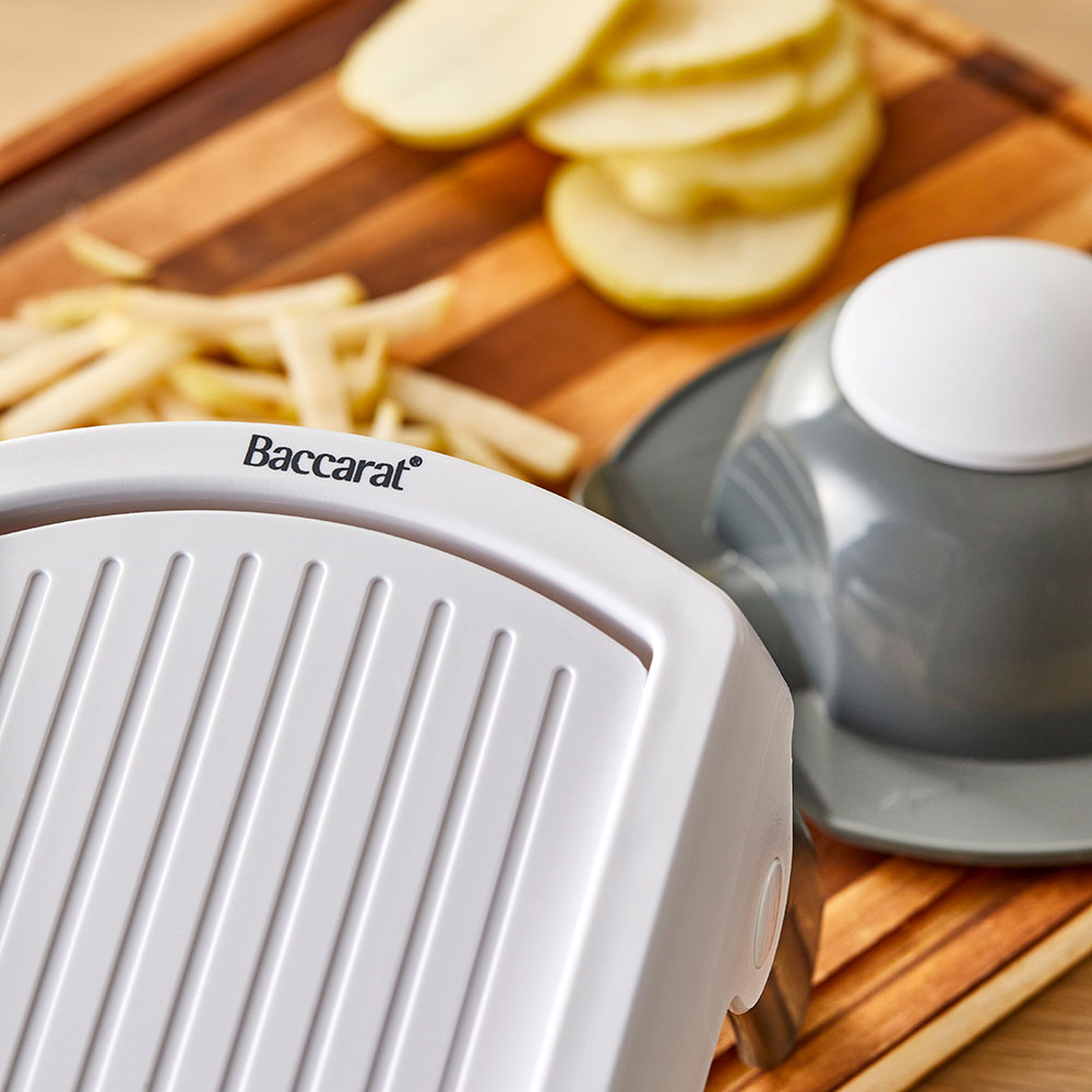 Baccarat Prepare Mandoline Slicer with Vegetables at Robins Kitchen