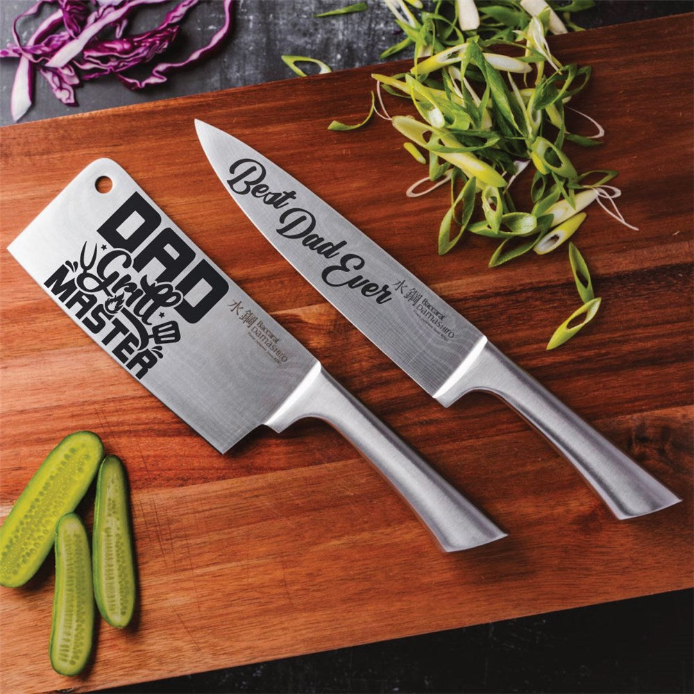 Baccarat Damashiro Chefs Knife 20cm Best Dad Ever