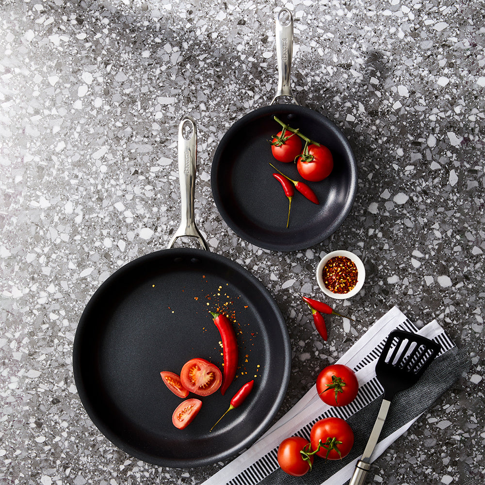 Baccarat iD3 Hard Anodised Non Stick Frypan Twin Pack 20cm & 30cm