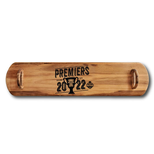 Alex Liddy Acacia Tapas Serving Plank 1m Geelong Grand Final Cup