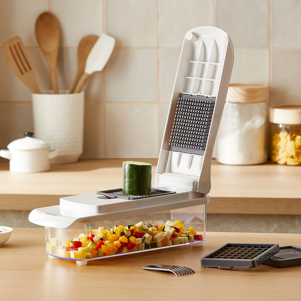 Baccarat Prepare Croc Chop with Sliced Vegetables Innovative Chopping Tool at Robins Kitchen