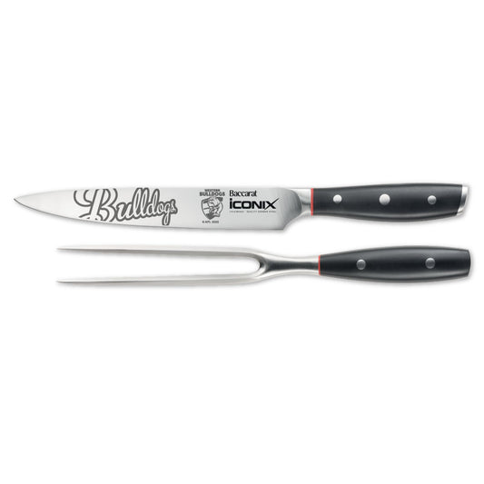 Baccarat iconiX Carving Knife Set AFL Western Bulldogs at Robins Kitchen