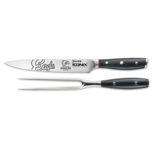 Baccarat iconiX Carving Knife Set AFL West Coast Eagles at Robins Kitchen