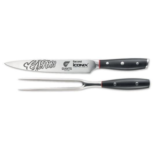 Baccarat iconiX Carving Knife Set AFL Greater Western Sydney Giants at Robins Kitchen
