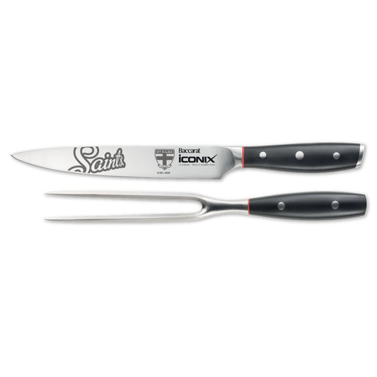 Baccarat iconiX Carving Knife Set AFL St Kilda Saints at Robins Kitchen