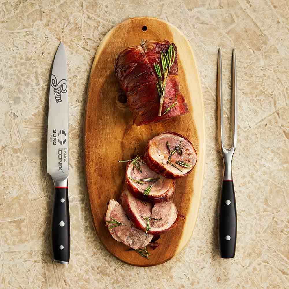 Baccarat iconiX Carving Knife Set AFL Gold Coast Suns at Robins Kitchen