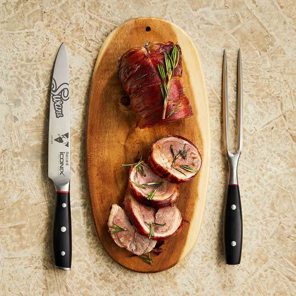 Baccarat iconiX Carving Knife Set AFL Sydney Swans at Robins Kitchen