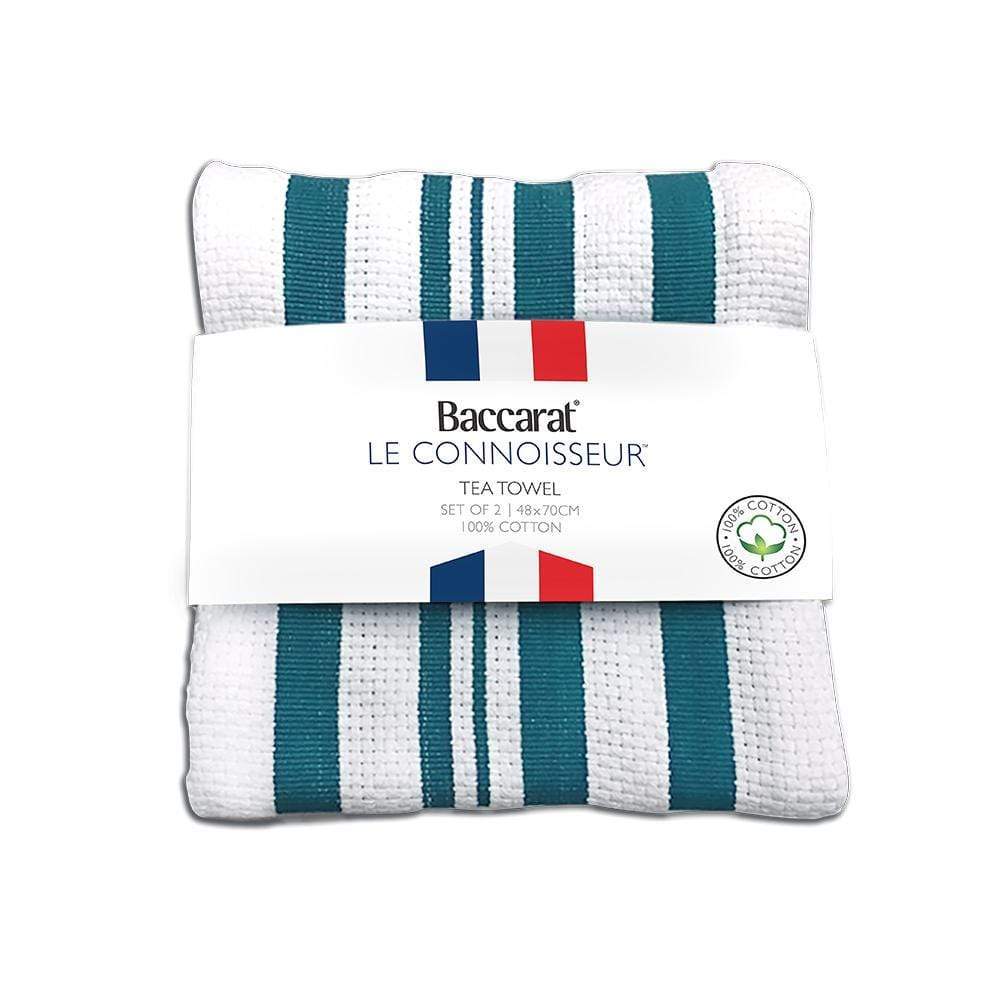 Baccarat Le Connoisseur Set of 2 Tea Towels Stripe