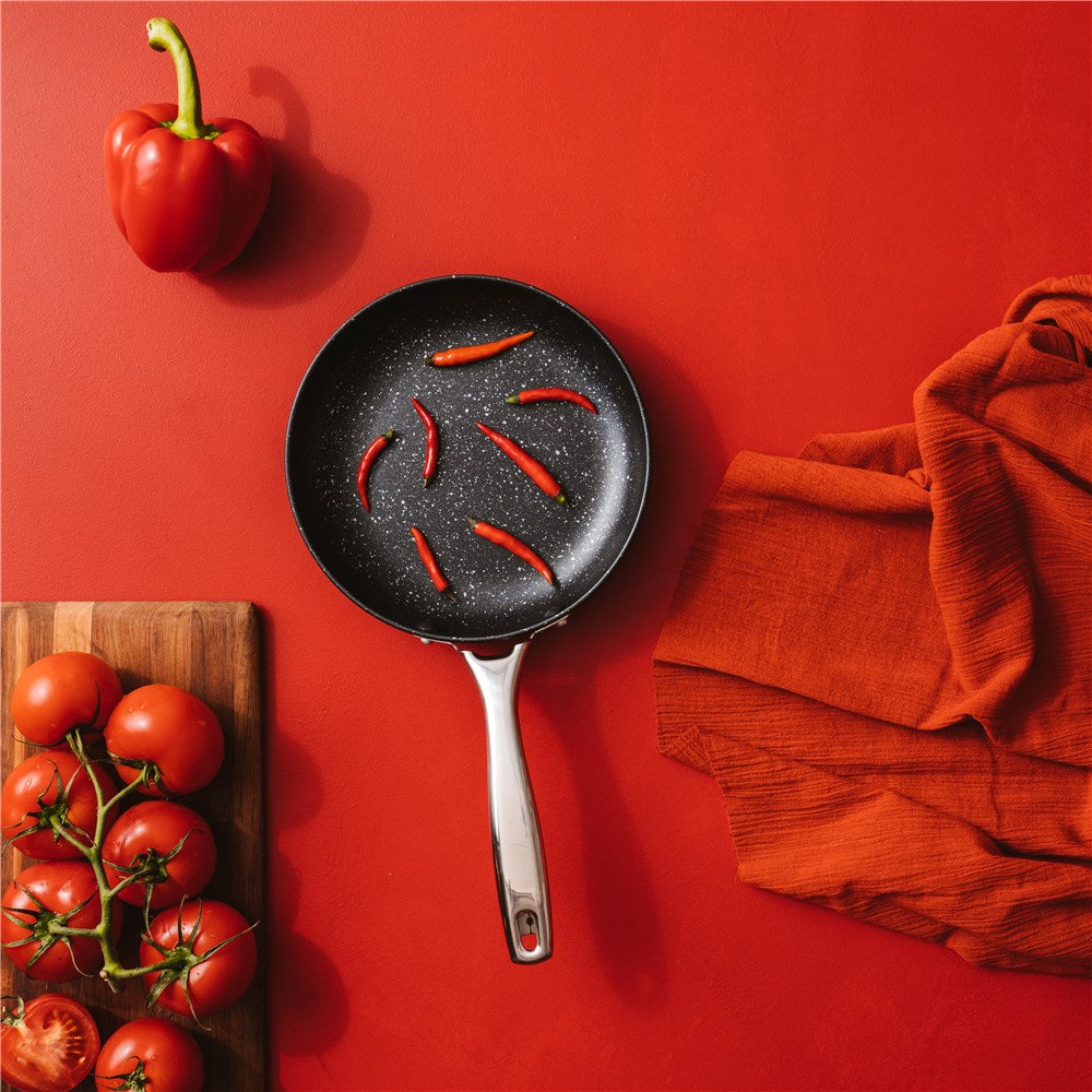 Baccarat Ultimo Non Stick FryPan 30cm with Chili, Capsicum & Tomatoes at Robins Kitchen