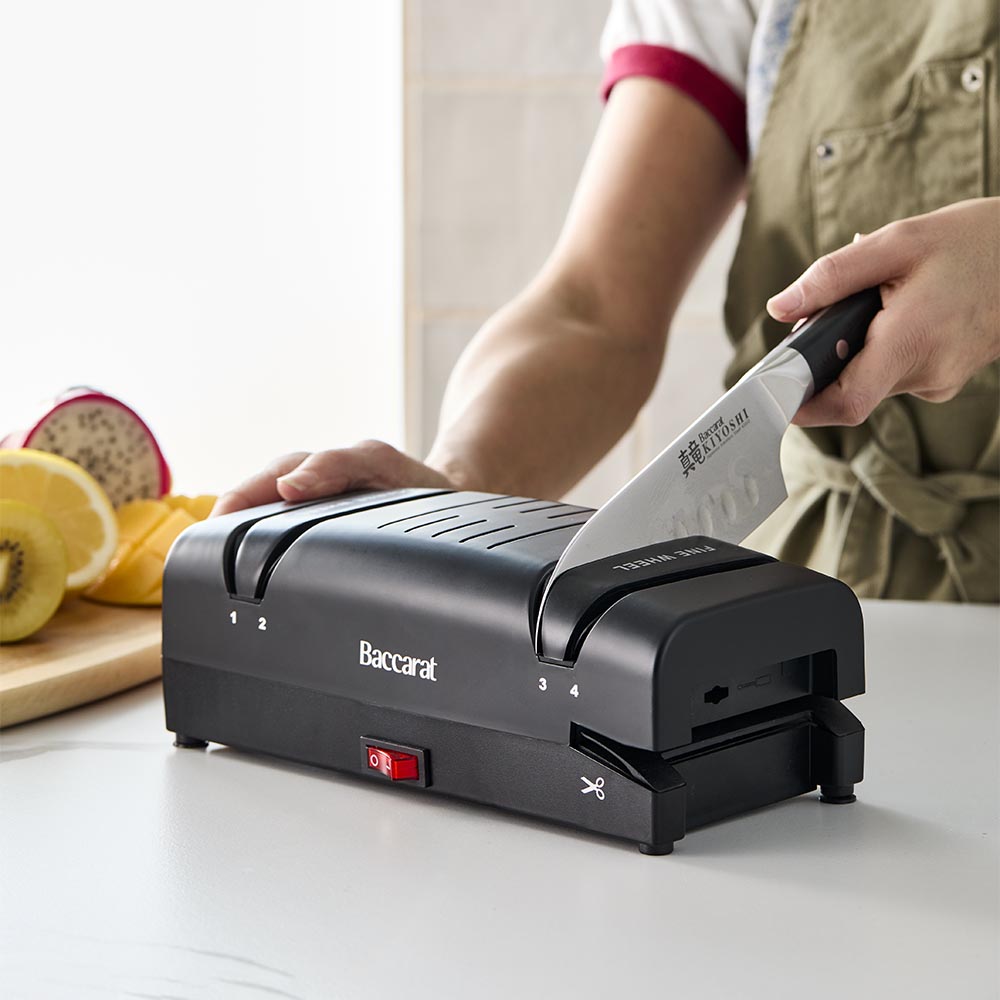 Baccarat The Precision Edge Electric Knife Sharpener Black