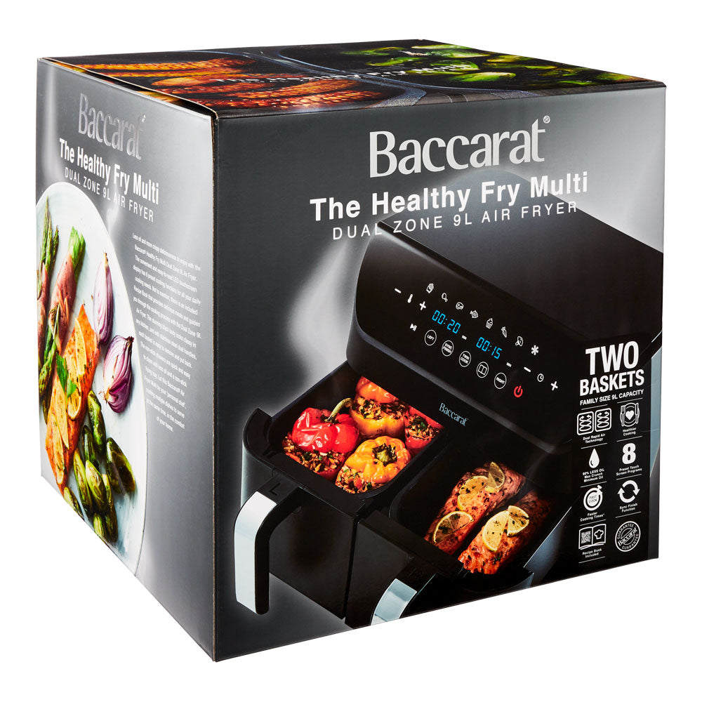 Baccarat The Healthy Fry Multi Dual Zone 9L Air Fryer