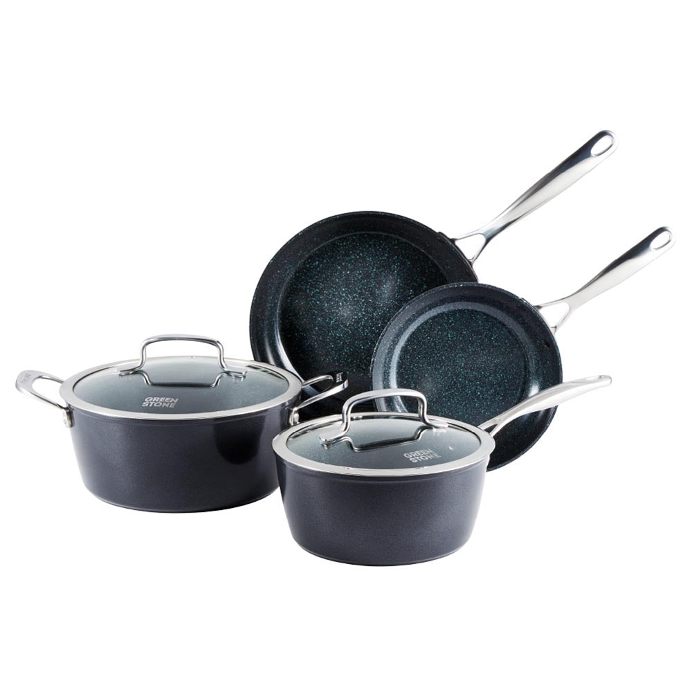 Baccarat GREEN STONE 4 Piece Cookware Set