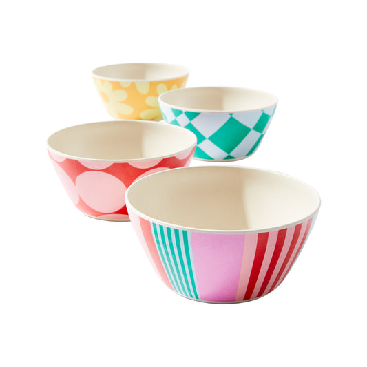 HAYDAE COLLECTIVE Set of 4 Bowls 14cm Multi