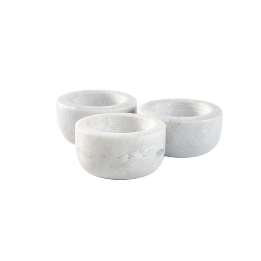 Alex Liddy Slate & Co Set of 3 Marble Bowls