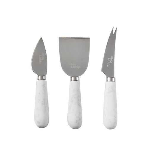 Alex Liddy Slate & Co Cheese Knife Set Marble