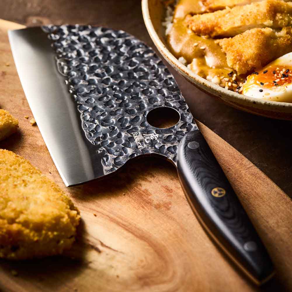 Baccarat KUROI KIBA Moon Knife 17.5cm detail image at Robins Kitchen