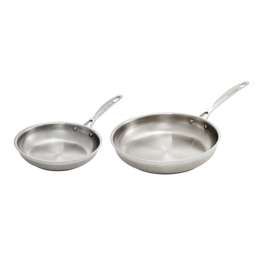 Baccarat iconiX Stainless Steel Twin Frypan 20cm & 26cm at Robins Kitchen