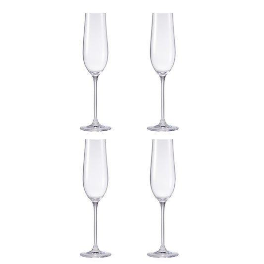 Alex Liddy Vina II Set of 4 Champagne Glasses 235ml