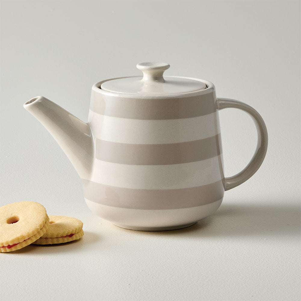 Alex Liddy Harley Stripe Teapot with Infuser at Robins Kitchen